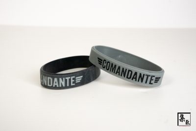 COMANDANTE Non-Slip Wristband (Black / Grey)