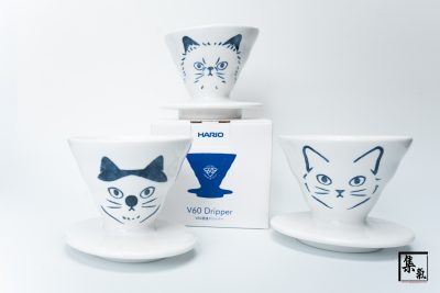 Hario V60 Cat Blue Porcelain 01 Dripper