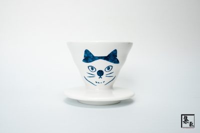 Hario V60 Cat Blue Porcelain 01 Dripper