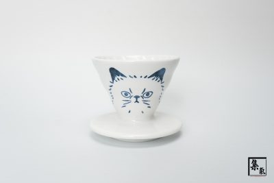 Hario V60 Cat Blue Porcelain 01 Dripper