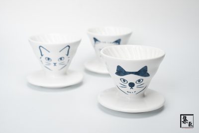 Hario V60 Cat Blue Porcelain 01 Dripper
