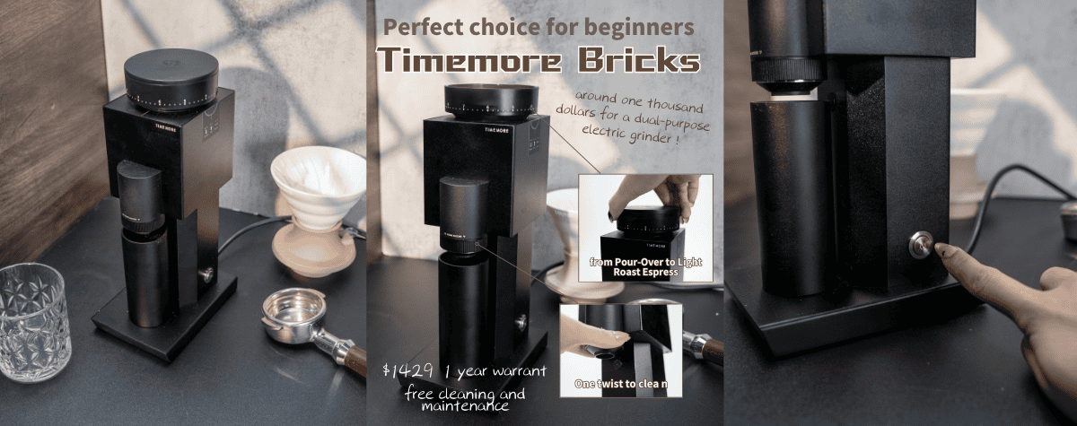 Must-Have Dual-Use Electric Grinder for Beginners! 😎<br>Handles Pour-Over and Even Light Roast Espresso Effortlessly ☕️