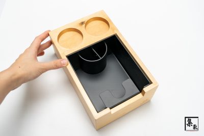 Muvna Solid Wood Tamper Stand (Compatible with 51/53/58mm)