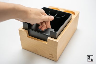 Muvna Solid Wood Tamper Stand (Compatible with 51/53/58mm)