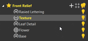 3d relief layers