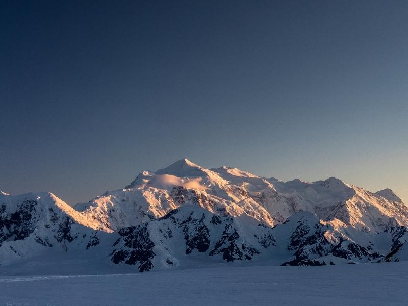 Mount Logan, Yukon viewed from afar