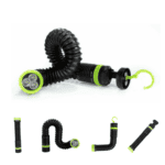 clamping green flashlight