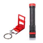 red led light with keychain