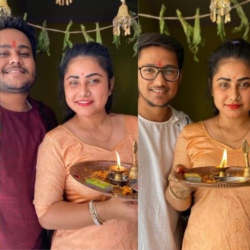 Priyanka Pandit with Brothers