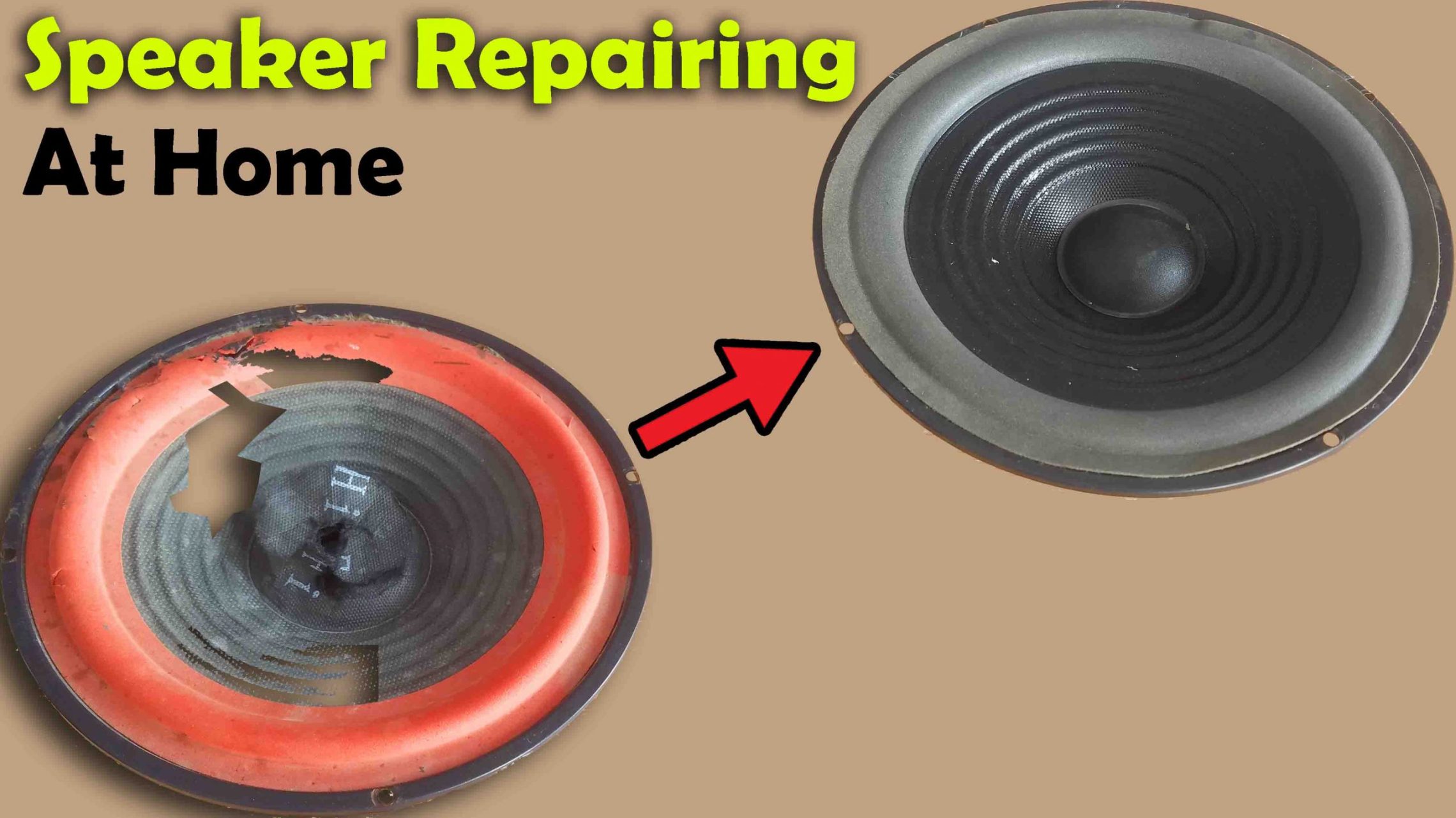 Speaker Repairing at Home Speaker Repair Speaker Fixing