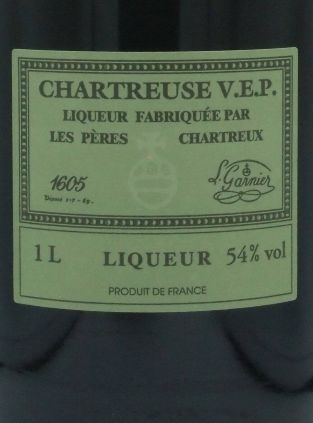 P res chartreux chartreuse verte vep 1 litre