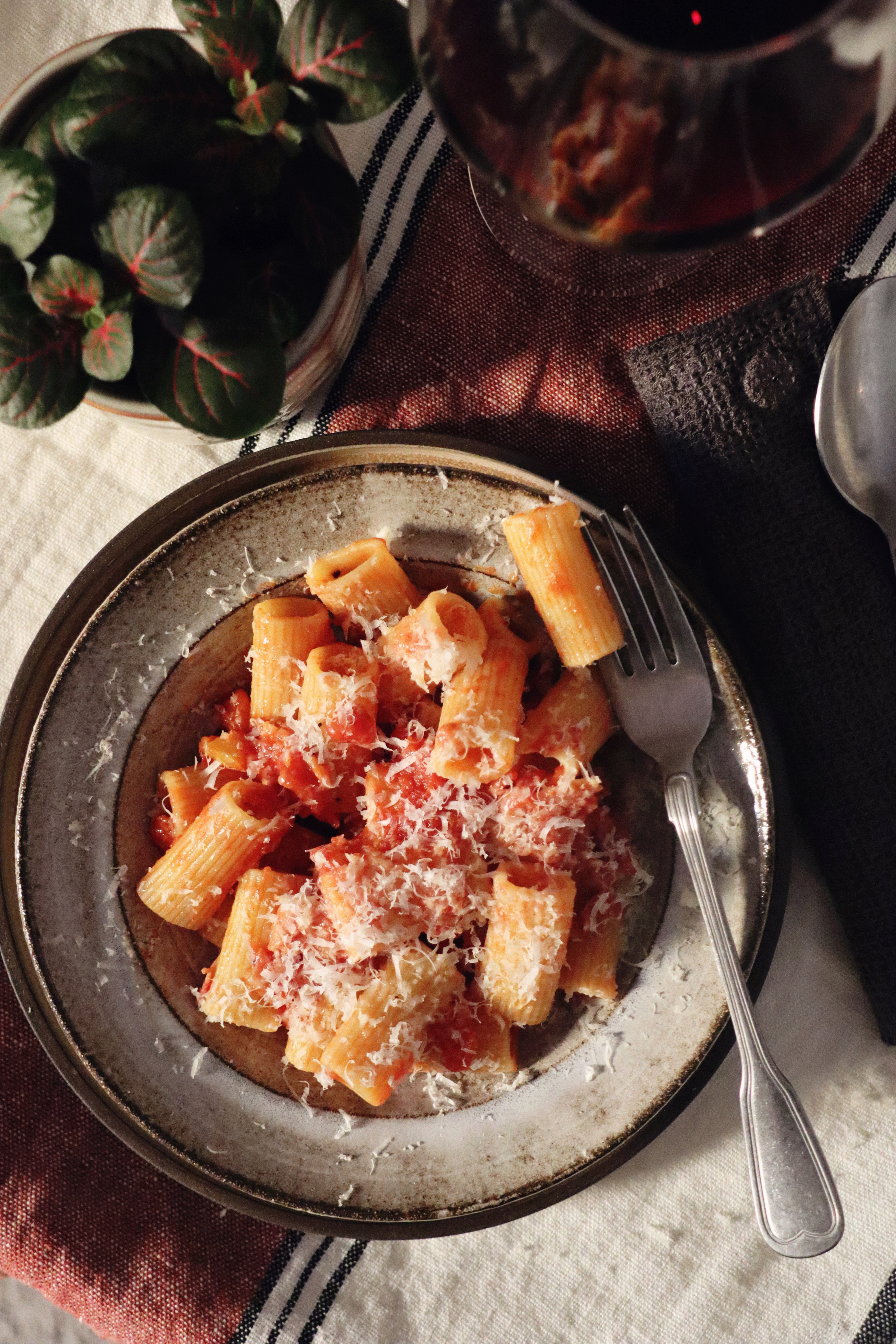 RIGATONI ALL’AMATRICIANA