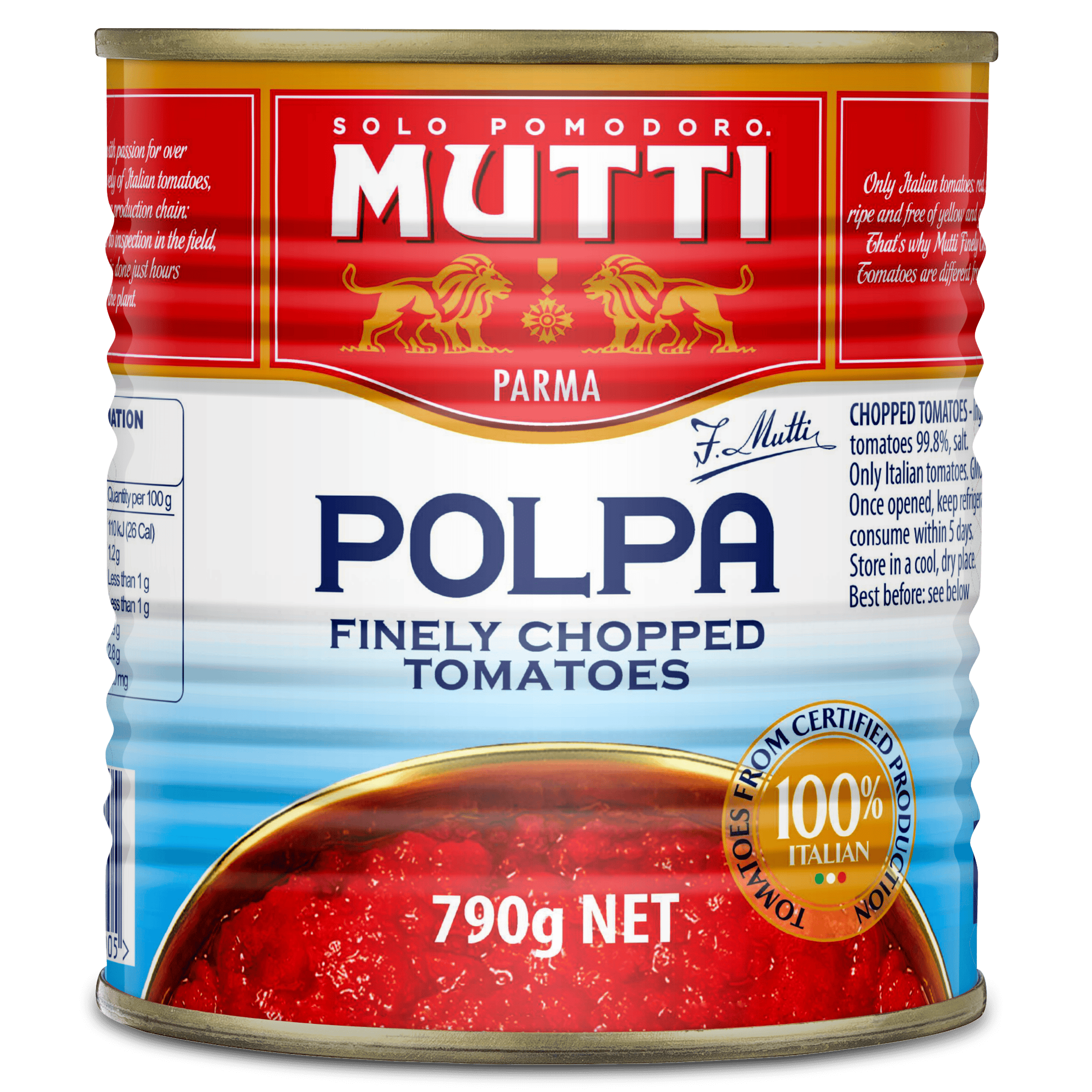 polpa finely chopped tomatoes