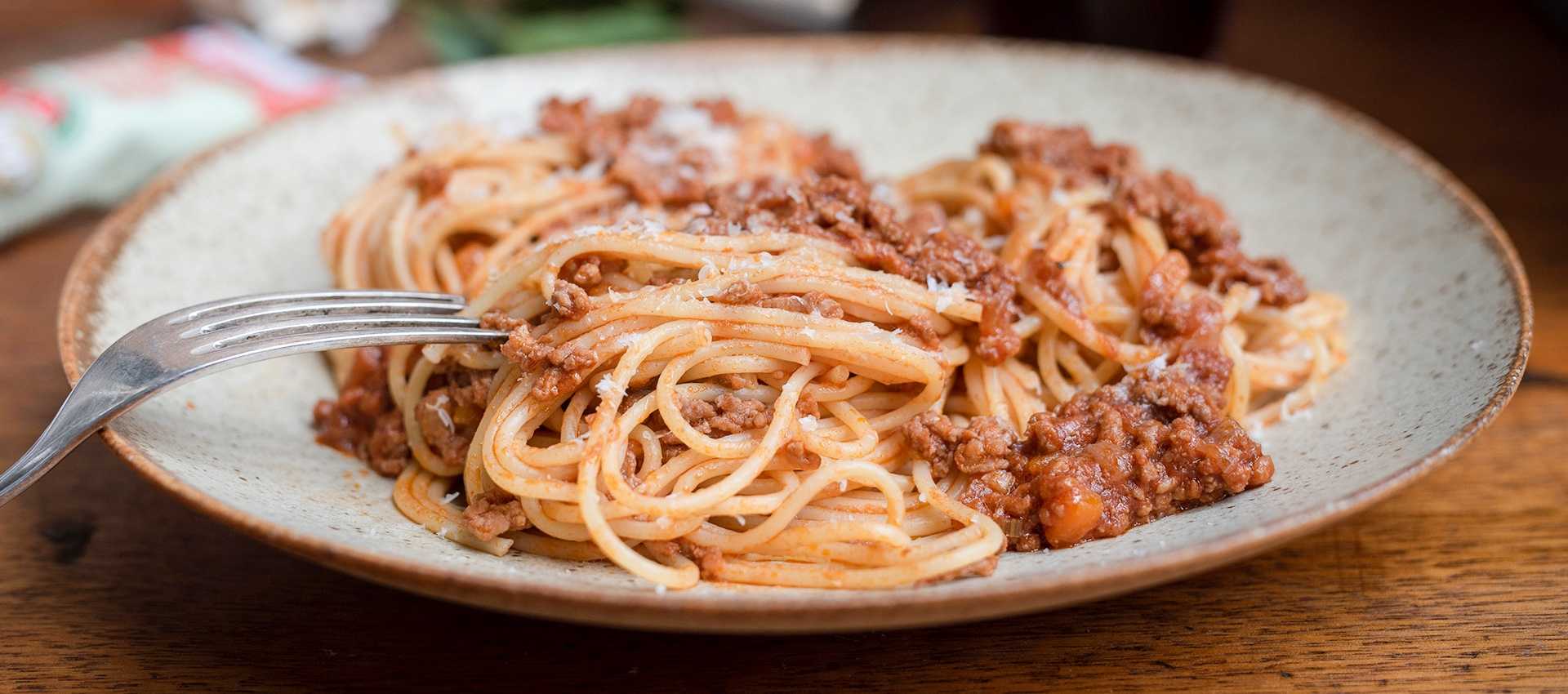 Bolognese Sauce made with Tomato Puree