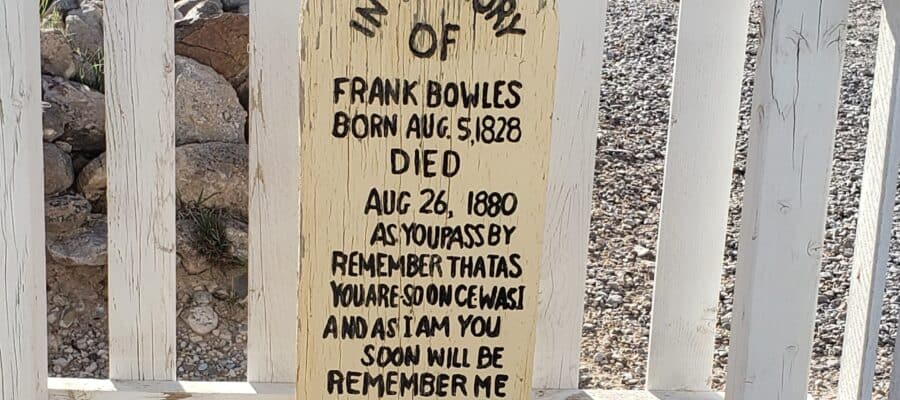 Tombstone Arizona Frank Bowles