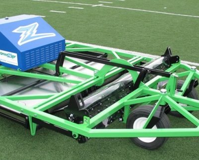 Example of UVC equipment on turf