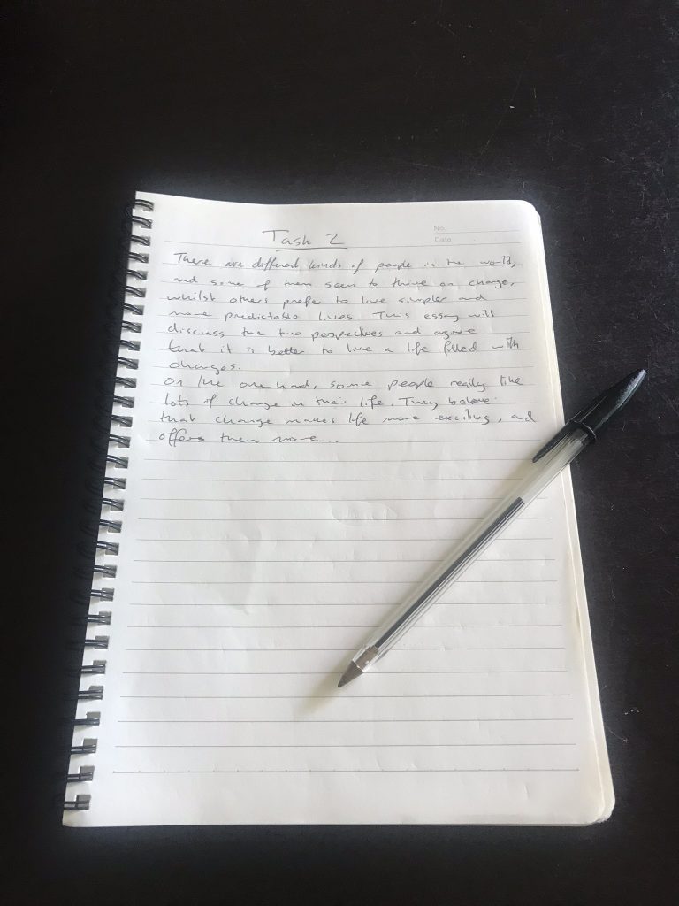 IELTS writing practice