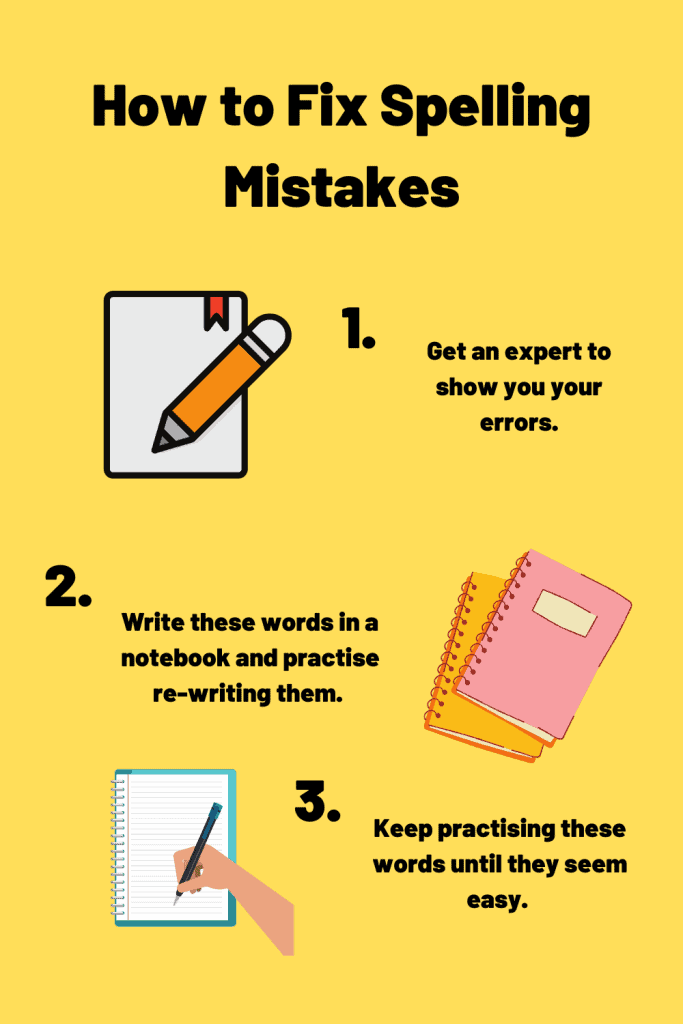 how to fix spelling mistakes
