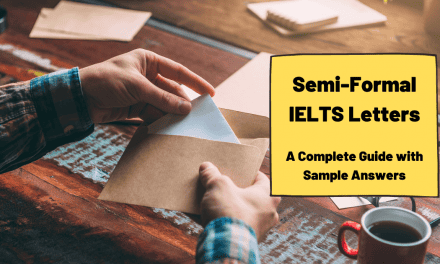 Semi-Formal Letter Writing for IELTS