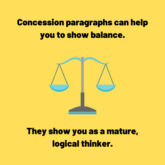the benefits of a concession paragraph