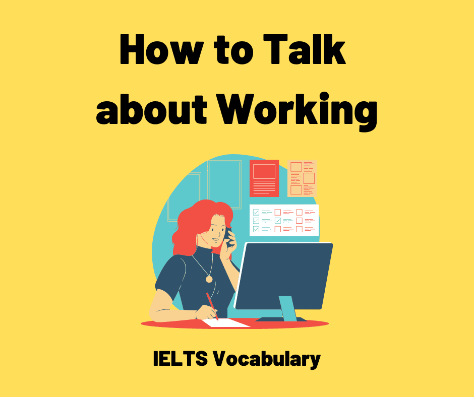 ielts vocabulary about working