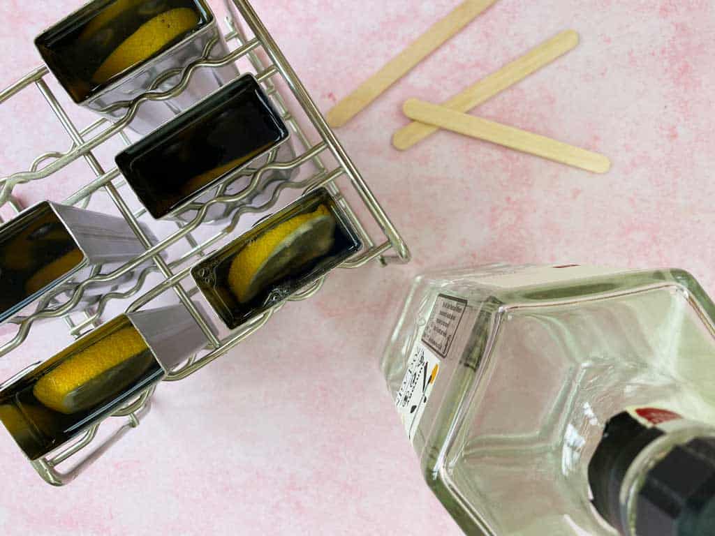 An easy recipe for gin and tonic ice lollies by The Listed Home