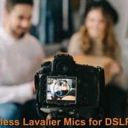 Recording video with a camera that connected with the Lav mics.