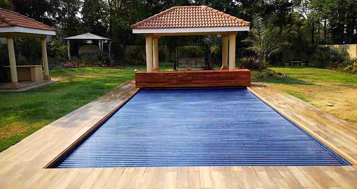 Pool Deck Slatted Automatic Covers Designer Covers
