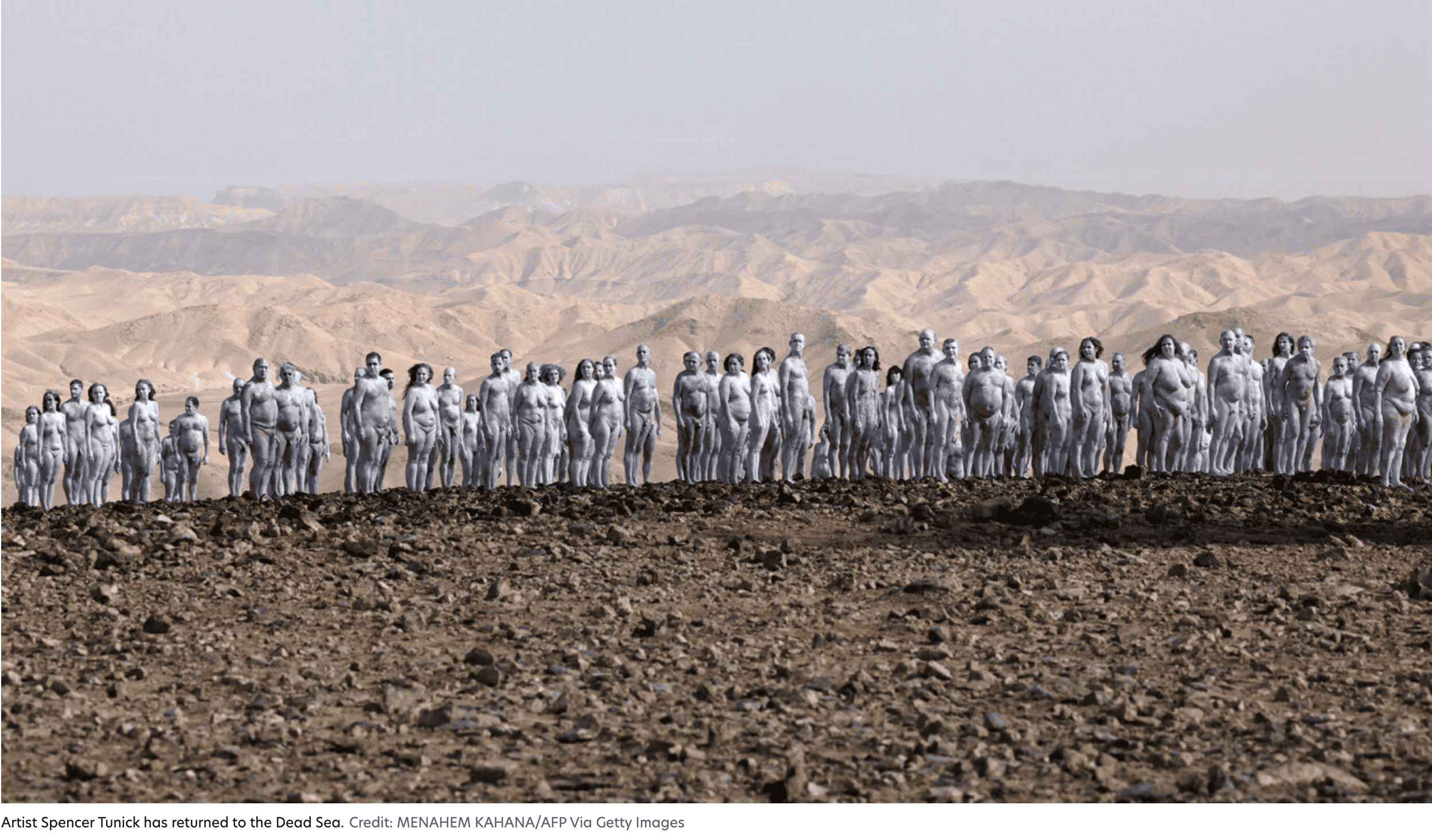 Spencer Tunick nudes pose to save the Dead Sea - Green Prophet