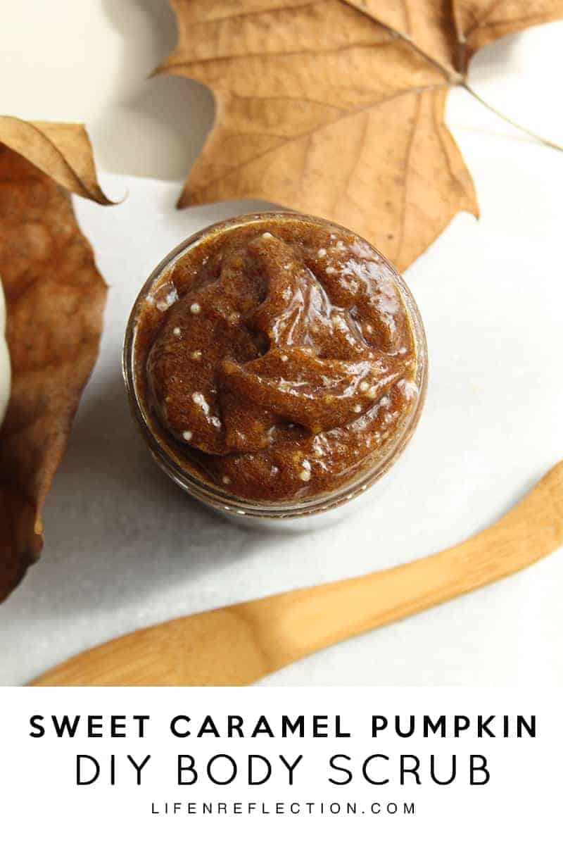 All Natural Sweet Caramel Pumpkin DIY Hand Scrub