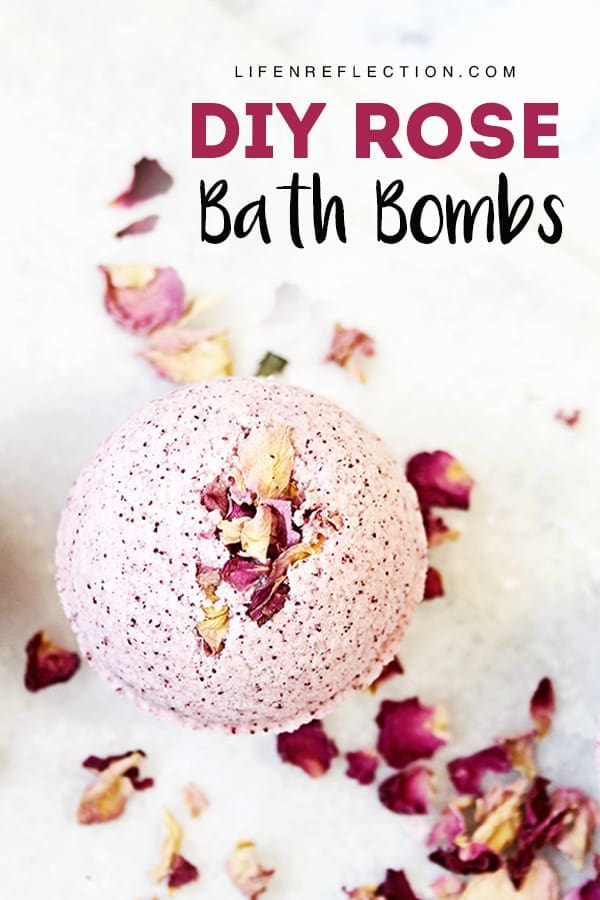 The best rose petal DIY bath bomb recipe!