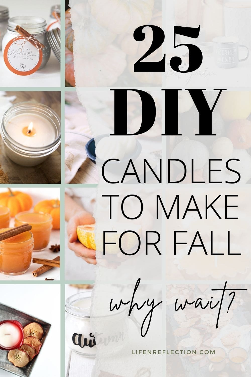 25 Irresistible Homemade Fall Candles
