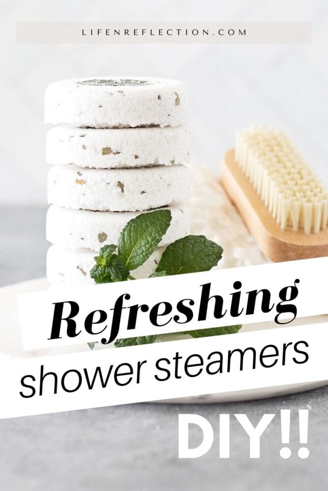 These DIY spearmint eucalyptus shower steamers are so refreshing it’s ridiculous!