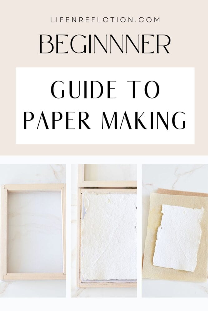 How To Make Handmade Paper With Leaves And Gold Flakes