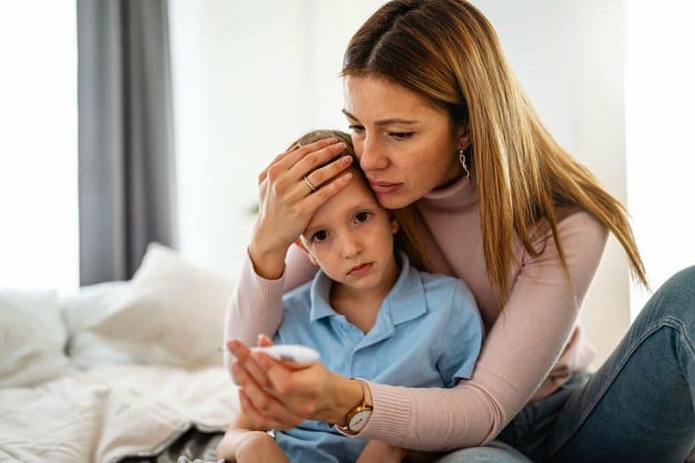 la grippe chez l'enfant