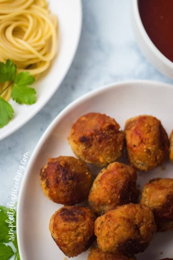 Italian Meatless Meatballs Simple Italian Cooking
