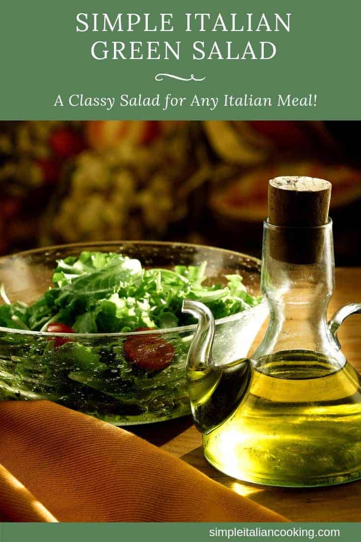 How to Make a Simple Italian Green Salad