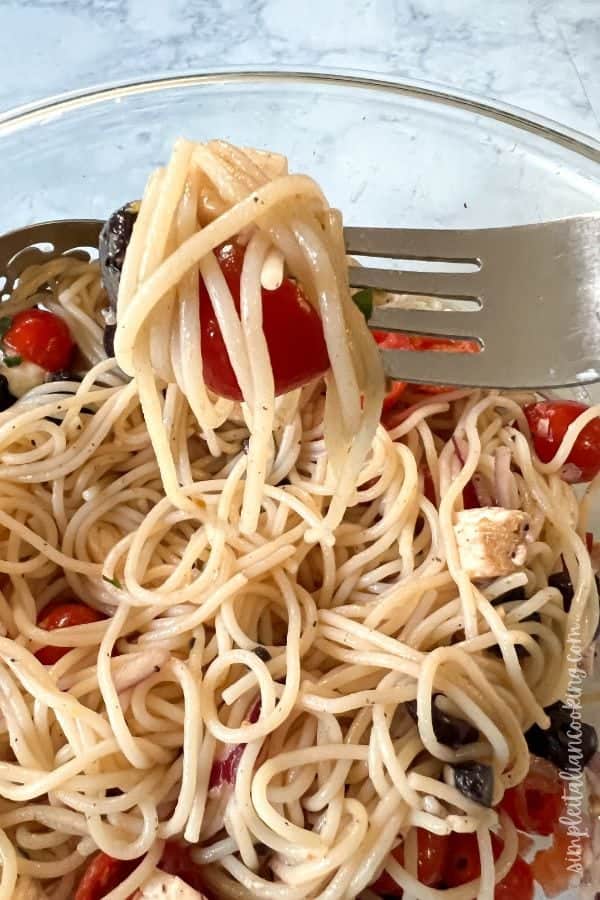 Angel Hair Pasta Salad Simple Italian Cooking