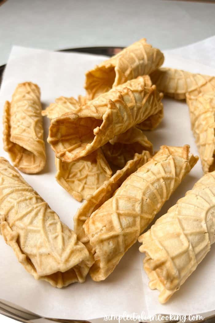 Delicious Cannoli Pizzelle Recipe with Italian Filling Simple Italian