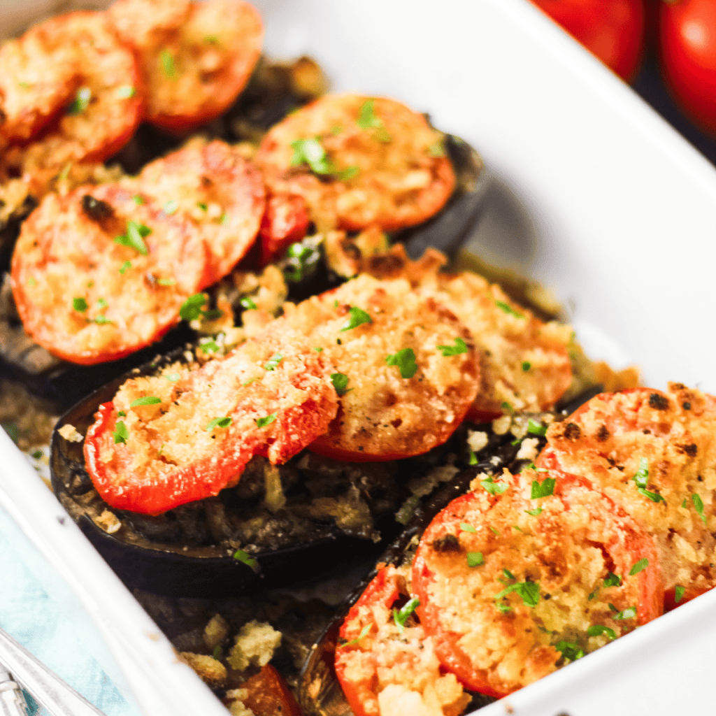 Italian Stuffed Eggplant - Simple Italian Cooking