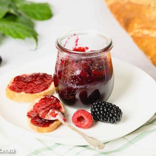 Himbeer Brombeer Marmelade ohne Kerne - Topfgartenwelt