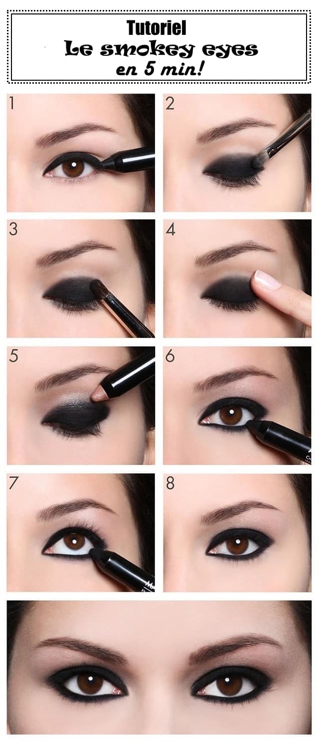 smokey eyes en cinq minutes