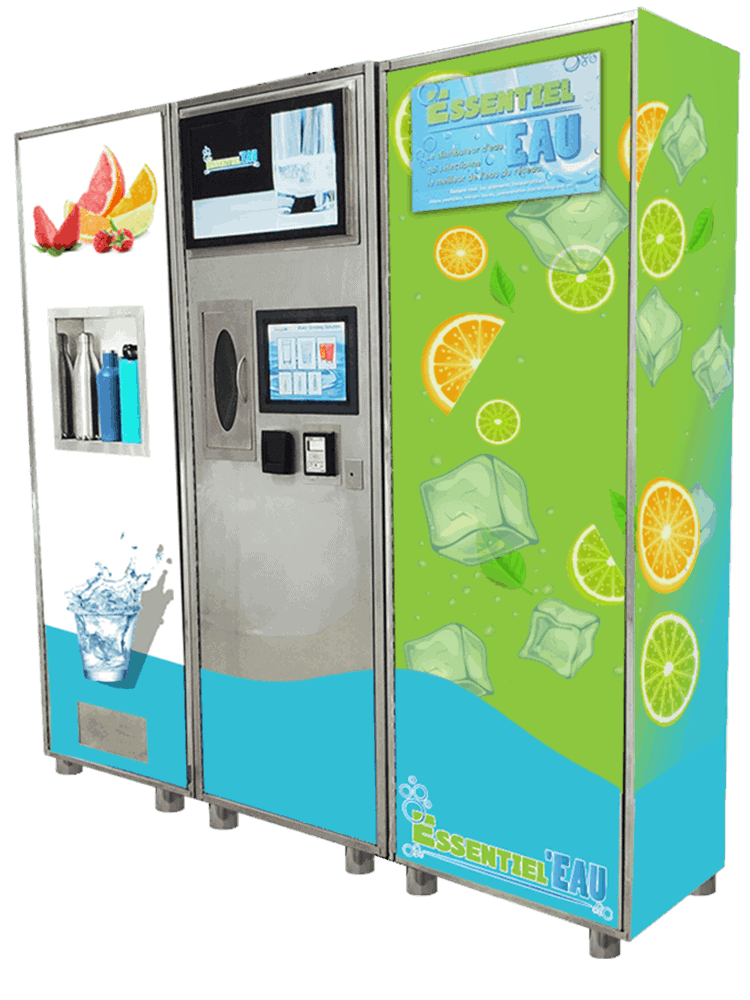 flavored water dispenser machine