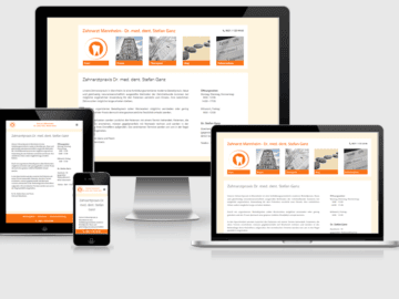 responsive Webdesign Dr. Ganz, Mannheim