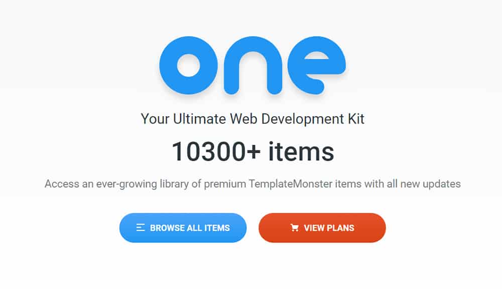 The ONE by TemplateMonster