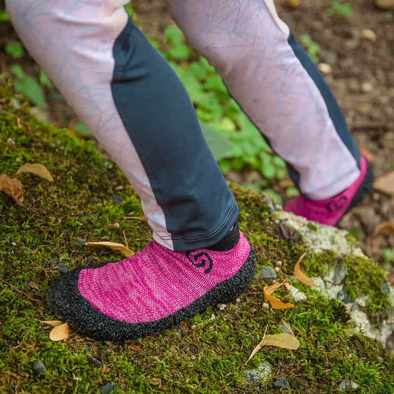 Scarpe Acqua Barefoot Bambini IceUnicorn, Modello Squame Di Pesce Rosa, Tomaia Traspirante E Suola Gomma Antiscivolo, Taglia 35 EU