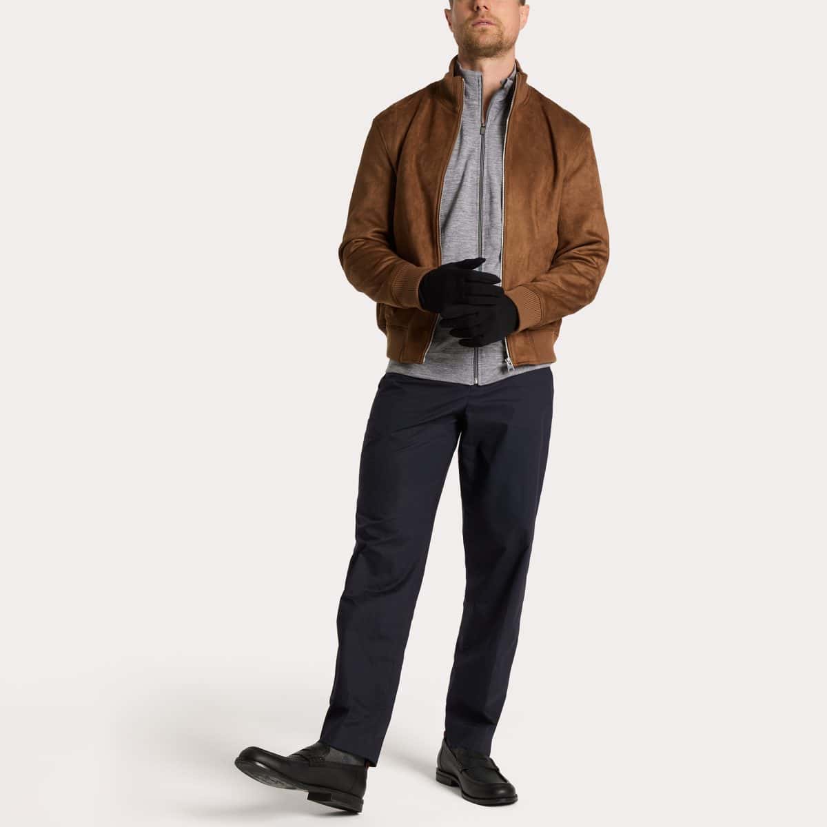ÖJBRO VANTFABRIK guanti per cellulare a 4 strati in maglia lana merino Karg Rörö S (6) guanto fuderato caldi morbidi uomini donne touch screen lavorato a maglia morbido Svezia