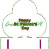 St Patrick's Pixie Stick 4x4 candy holder