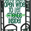 Visit Anytime Garden Saying Garden Gate with and without knockdown - Image 4