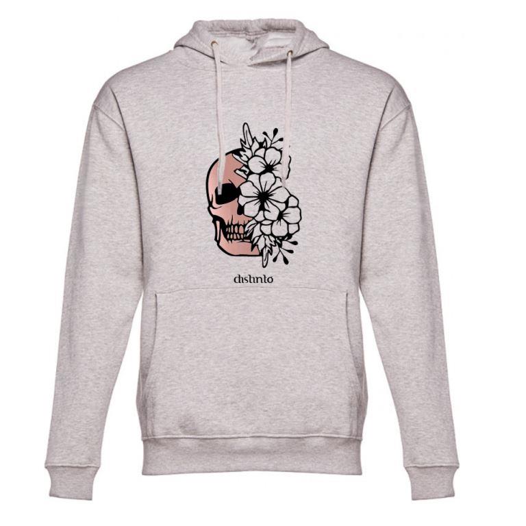 Caveira com Flores - Sweatshirt Motard - Image 3